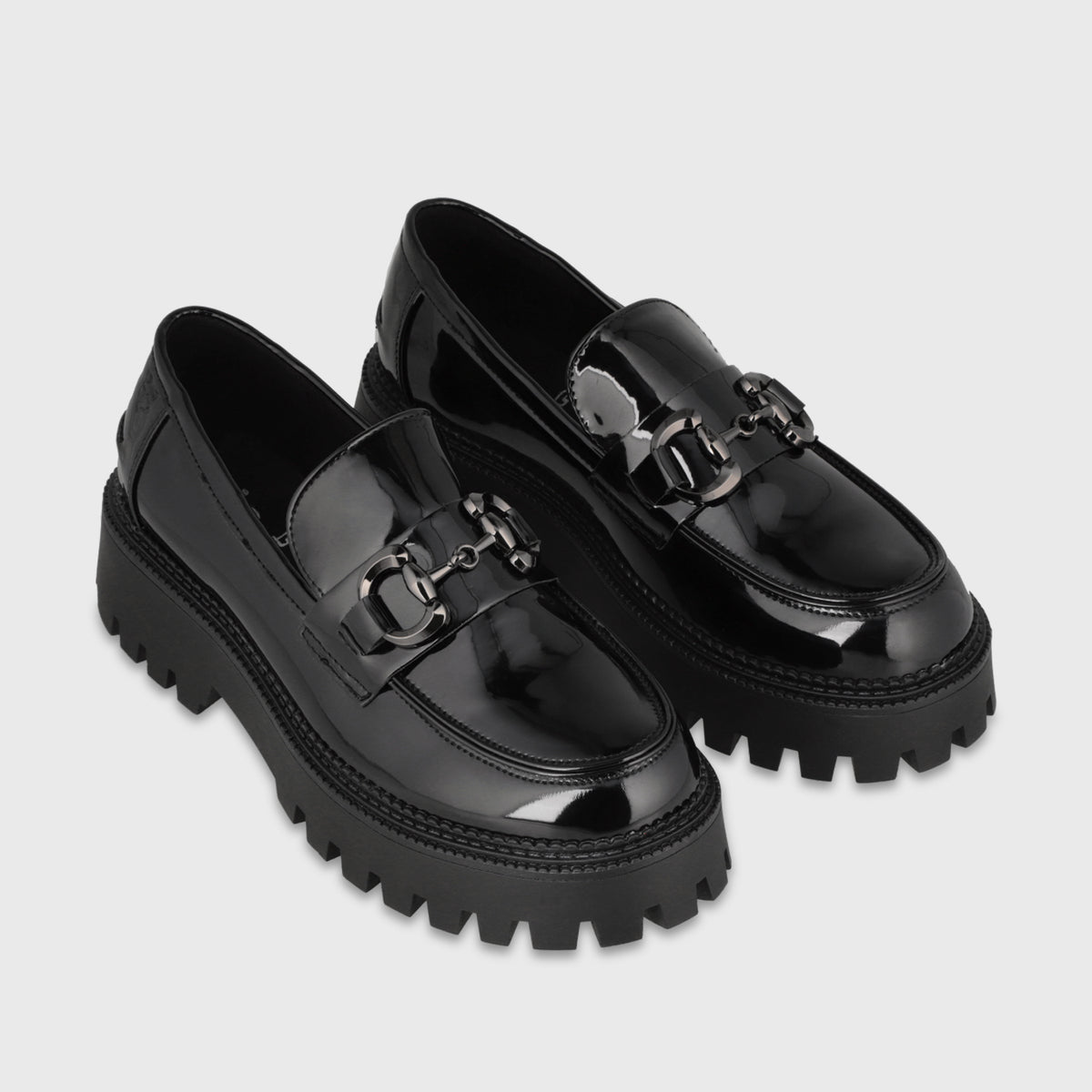 Zapato Plataforma Negro Mujer 4630323