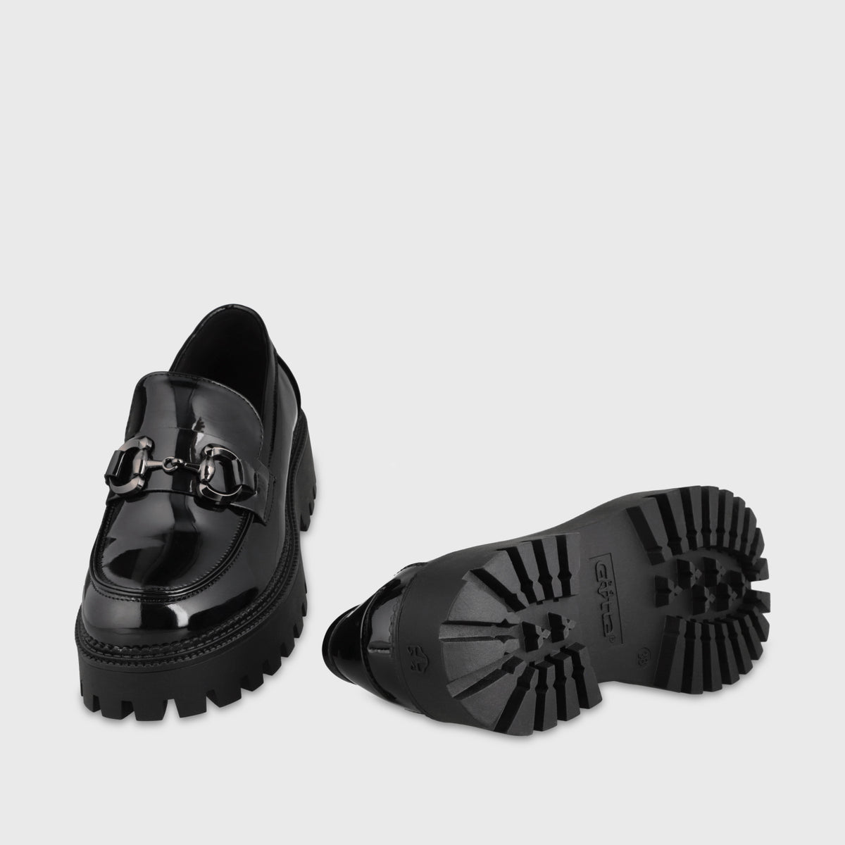 Zapato Plataforma Negro Mujer 4630323