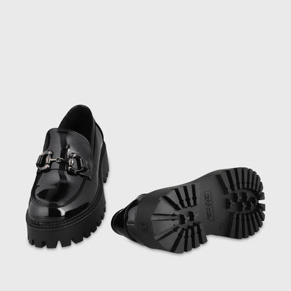 Zapato Plataforma Negro Mujer 4630323