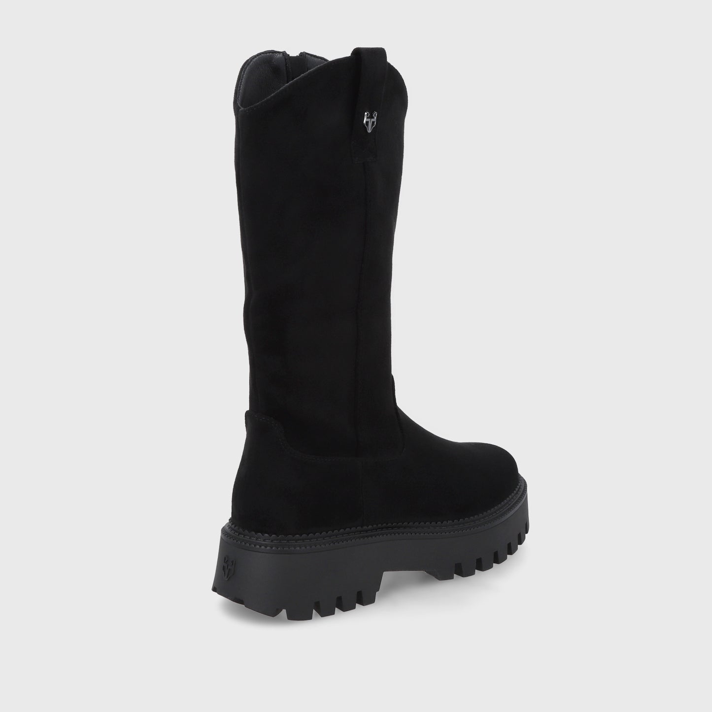 Bota Plataforma Negra Mujer 46304