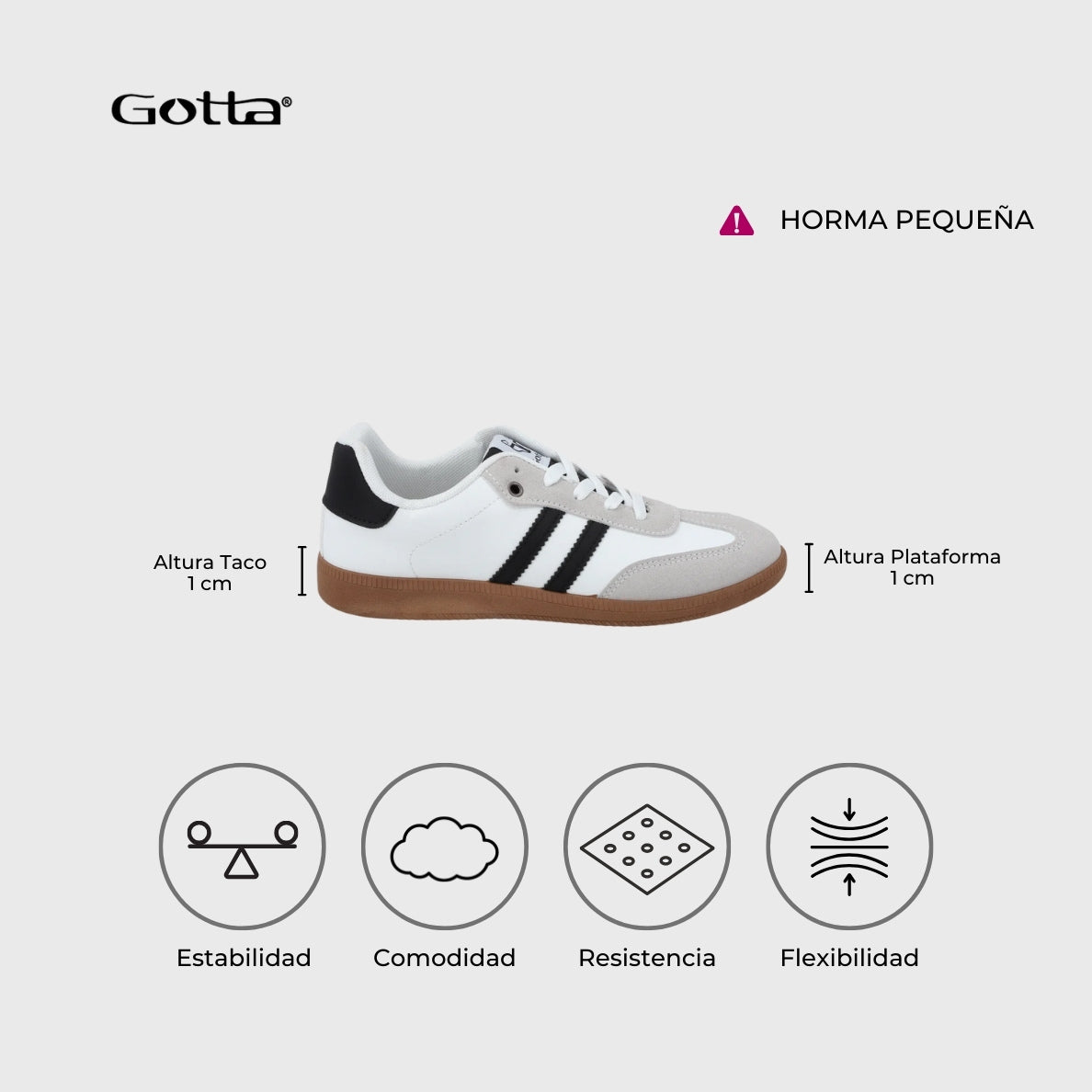 Zapatilla Blanco Mujer 48061
