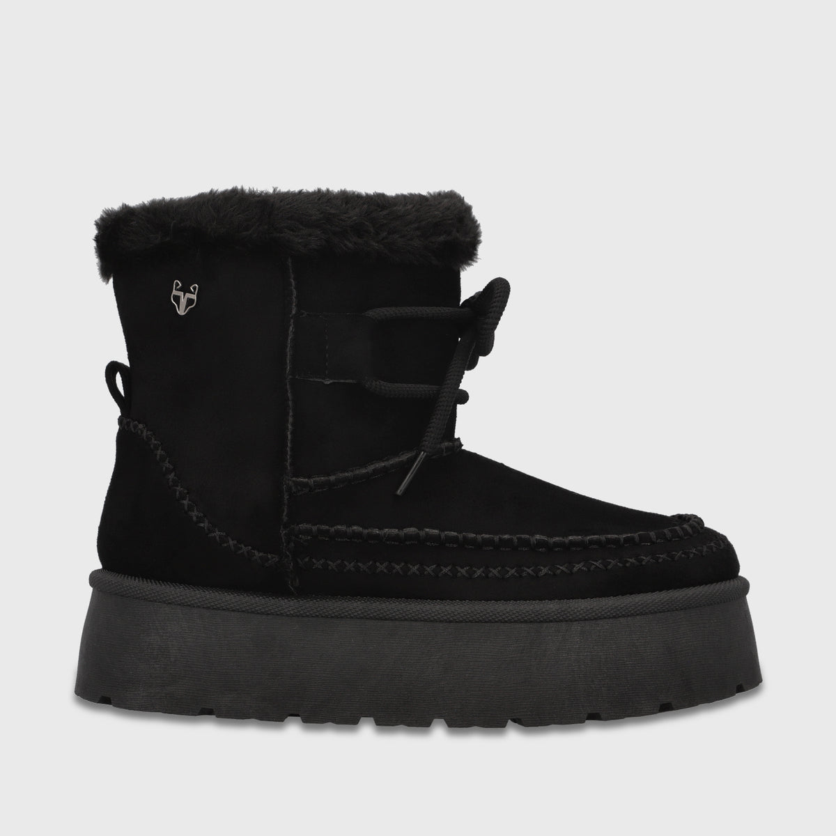 Botin Plataforma Negro Mujer 4811501