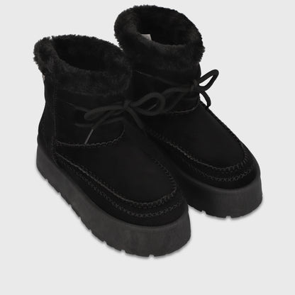 Botin Plataforma Negro Mujer 4811501