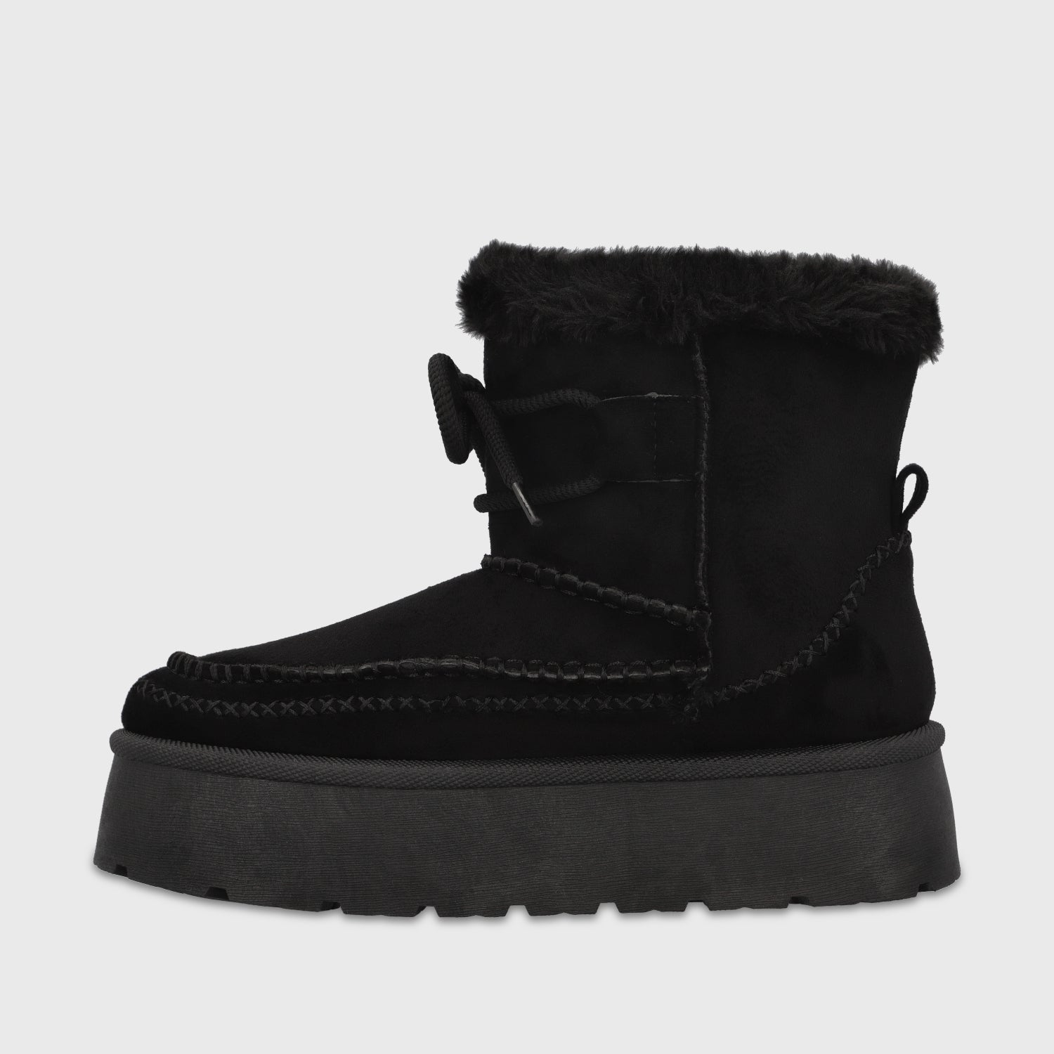 Botin Plataforma Negro Mujer 4811501