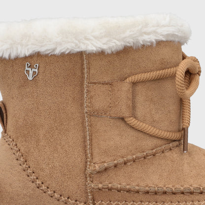 Botin Plataforma Beige Mujer 4811508