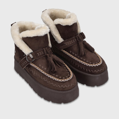 Botin Plataforma Café Mujer 4811753
