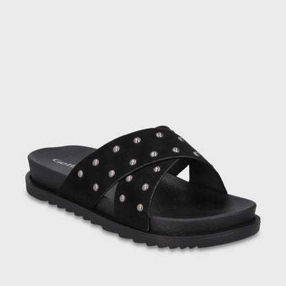 Sandalia Negra Mujer 52051