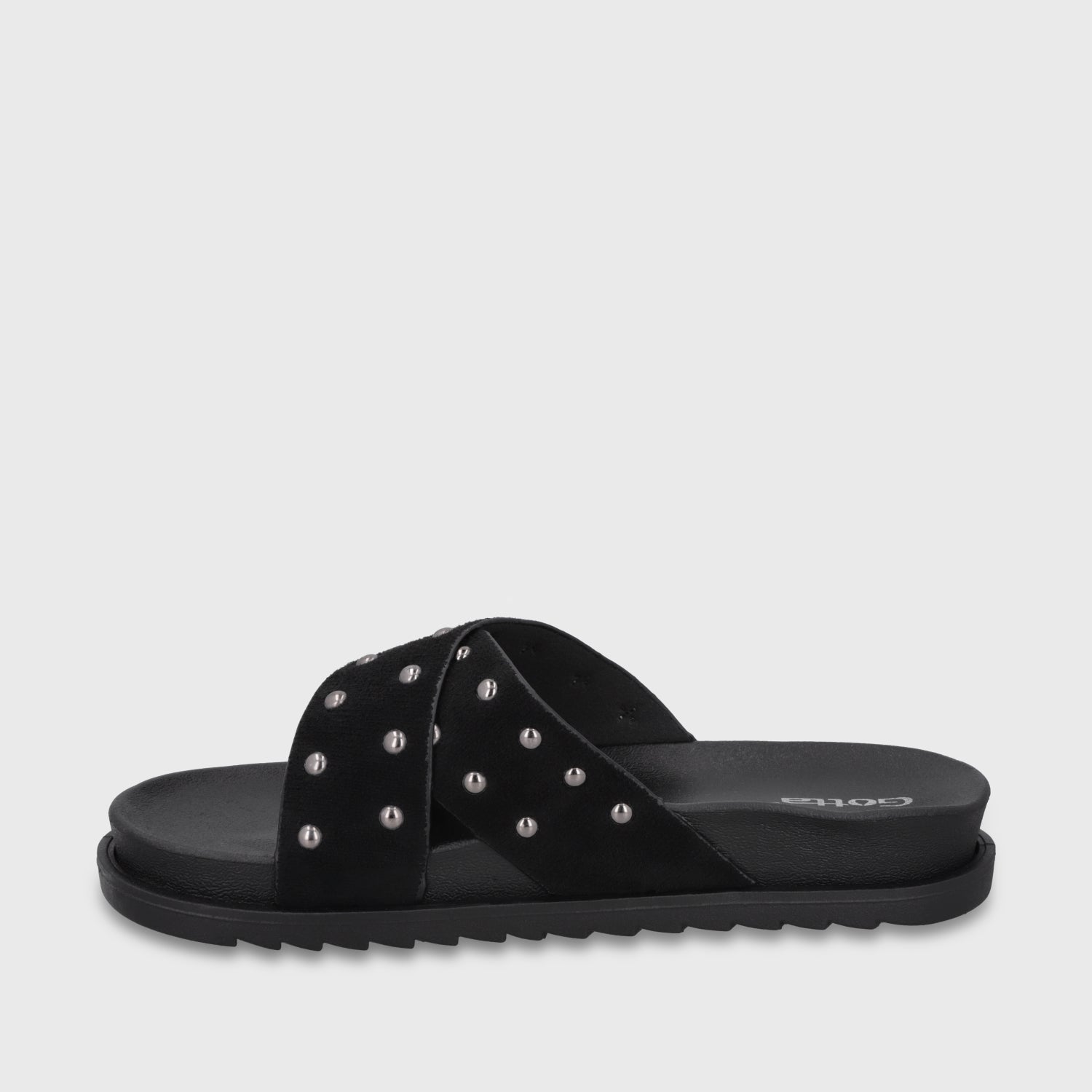 Sandalia Negra Mujer 52051