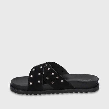 Sandalia Negra Mujer 52051