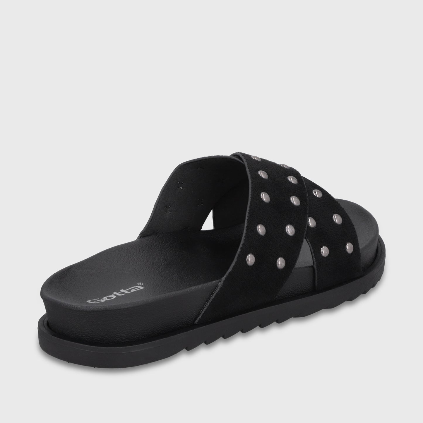 Sandalia Negra Mujer 52051