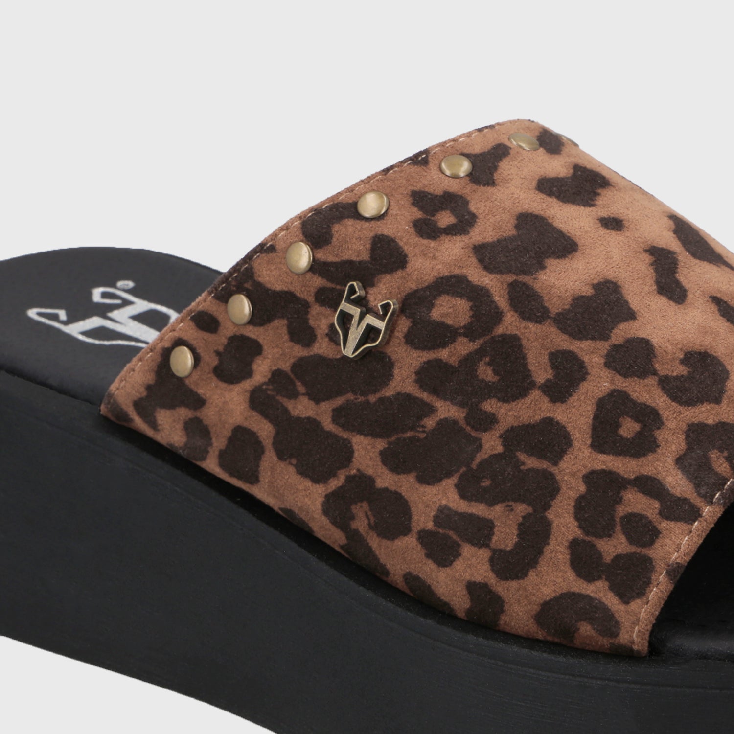 Sandalia Plataforma Animal Print Mujer 53730