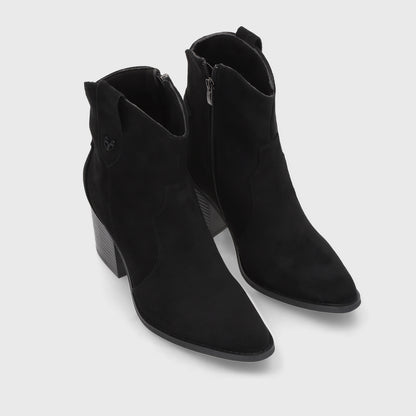 Botin Taco Negra Mujer 53780