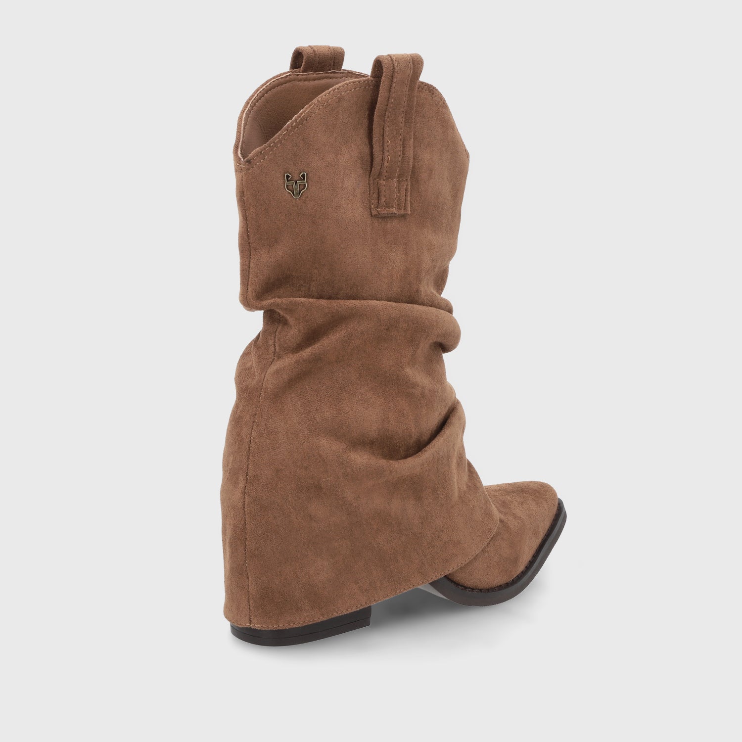 Bota Taco Camel Mujer 53781