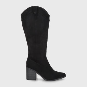 Bota Taco Negra Mujer 53782