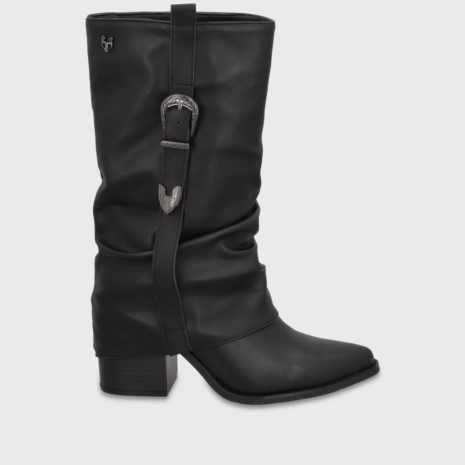 Bota Taco Negro Mujer 5378401