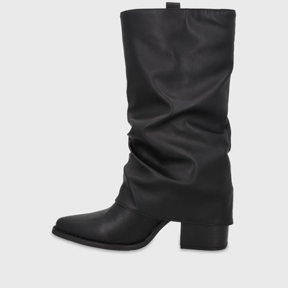 Bota Taco Negro Mujer 5378401