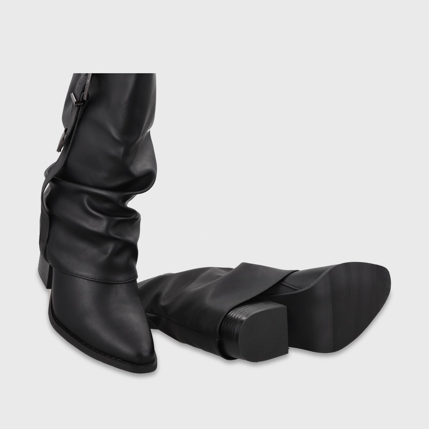 Bota Taco Negro Mujer 5378401
