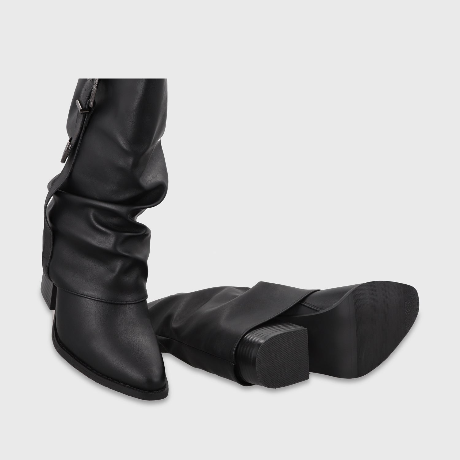 Bota Taco Negro Mujer 5378401