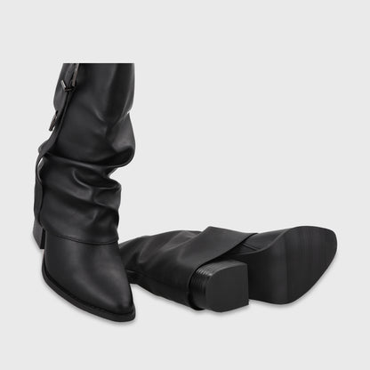 Bota Taco Negro Mujer 5378401