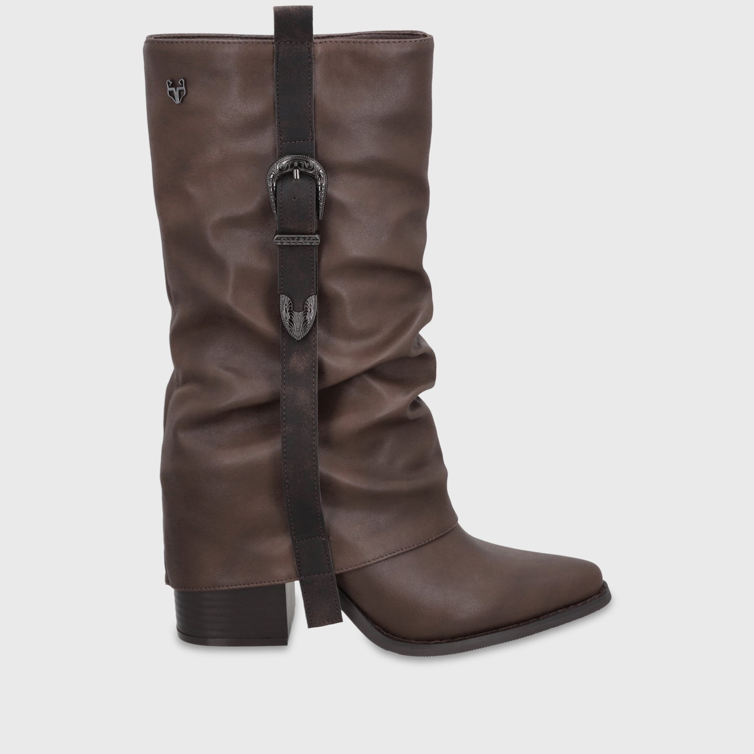Bota Taco Café Mujer 5378402