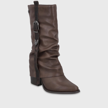 Bota Taco Café Mujer 5378402