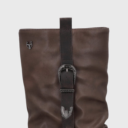 Bota Taco Café Mujer 5378402