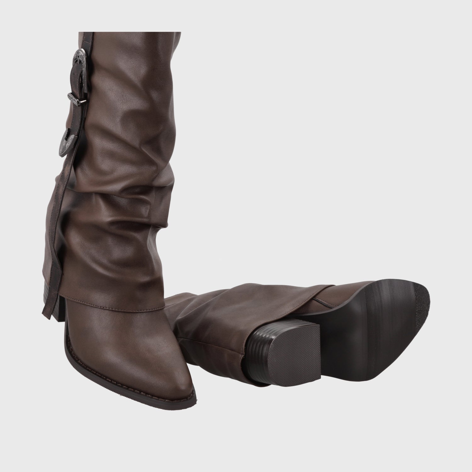 Bota Taco Café Mujer 5378402