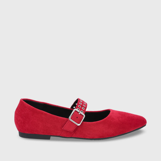 Ballerina Roja Mujer 54011