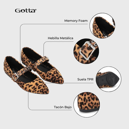 Ballerina Animal Print Mujer 54011