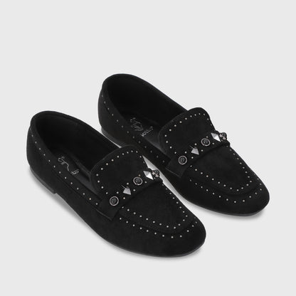 Zapato Plano Negro Mujer 54030