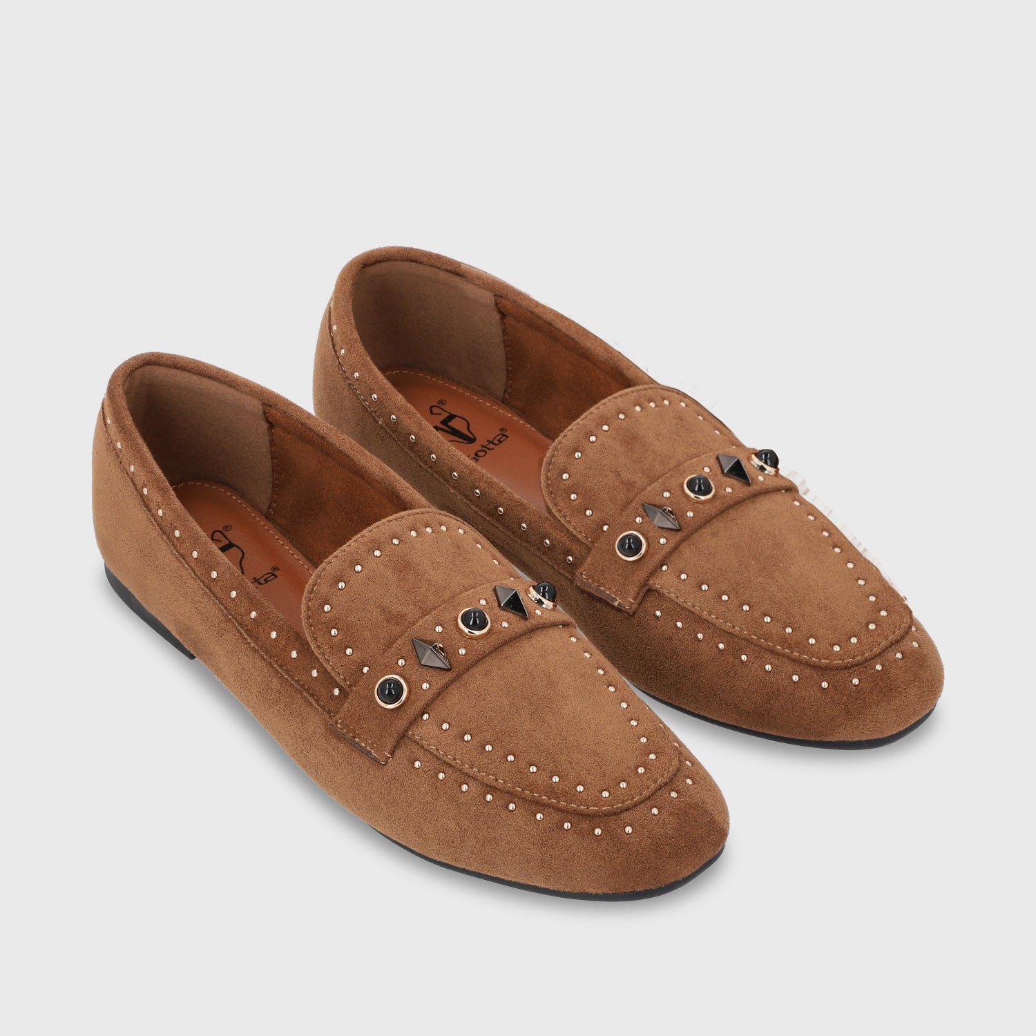 Zapato Plano Camel Mujer 54030