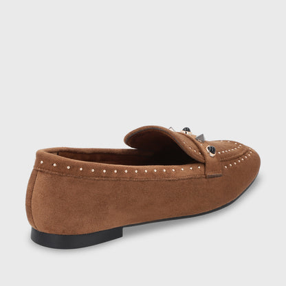 Zapato Plano Camel Mujer 54030