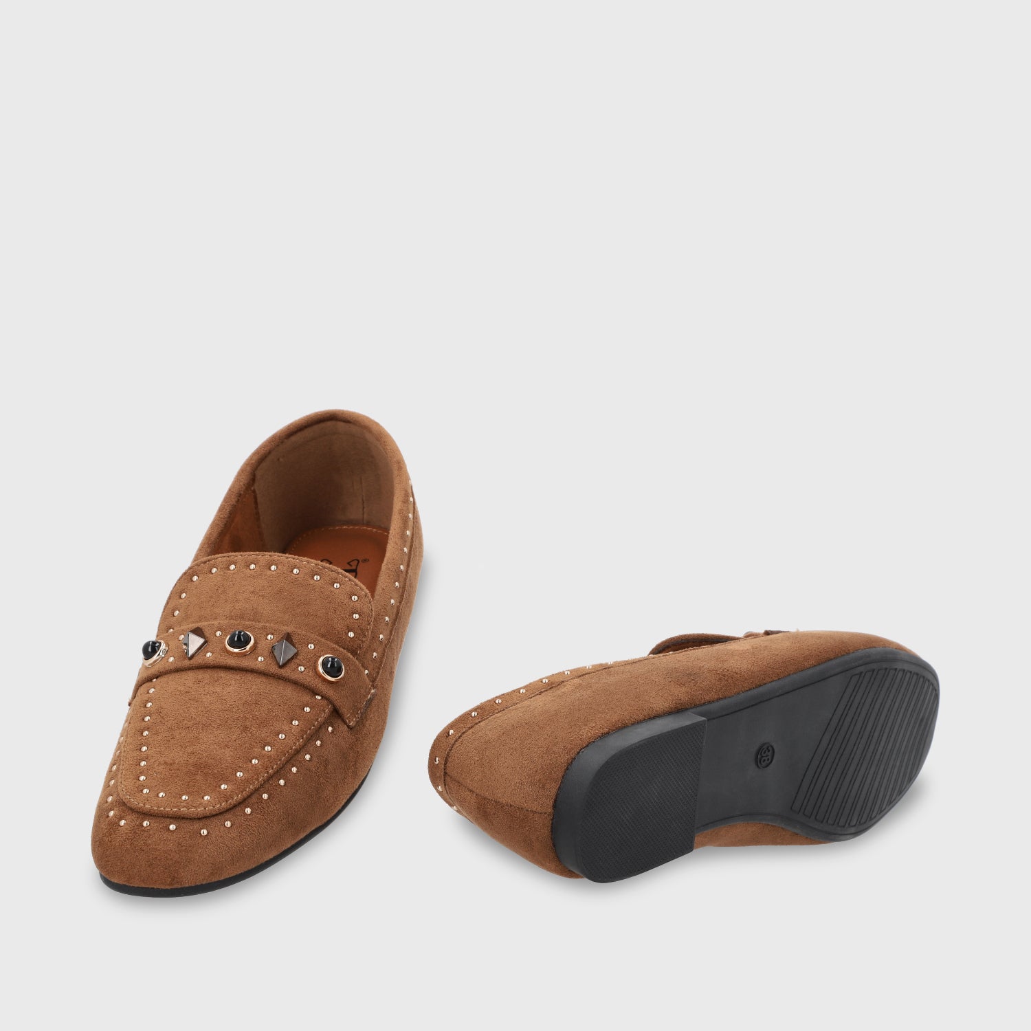 Zapato Plano Camel Mujer 54030