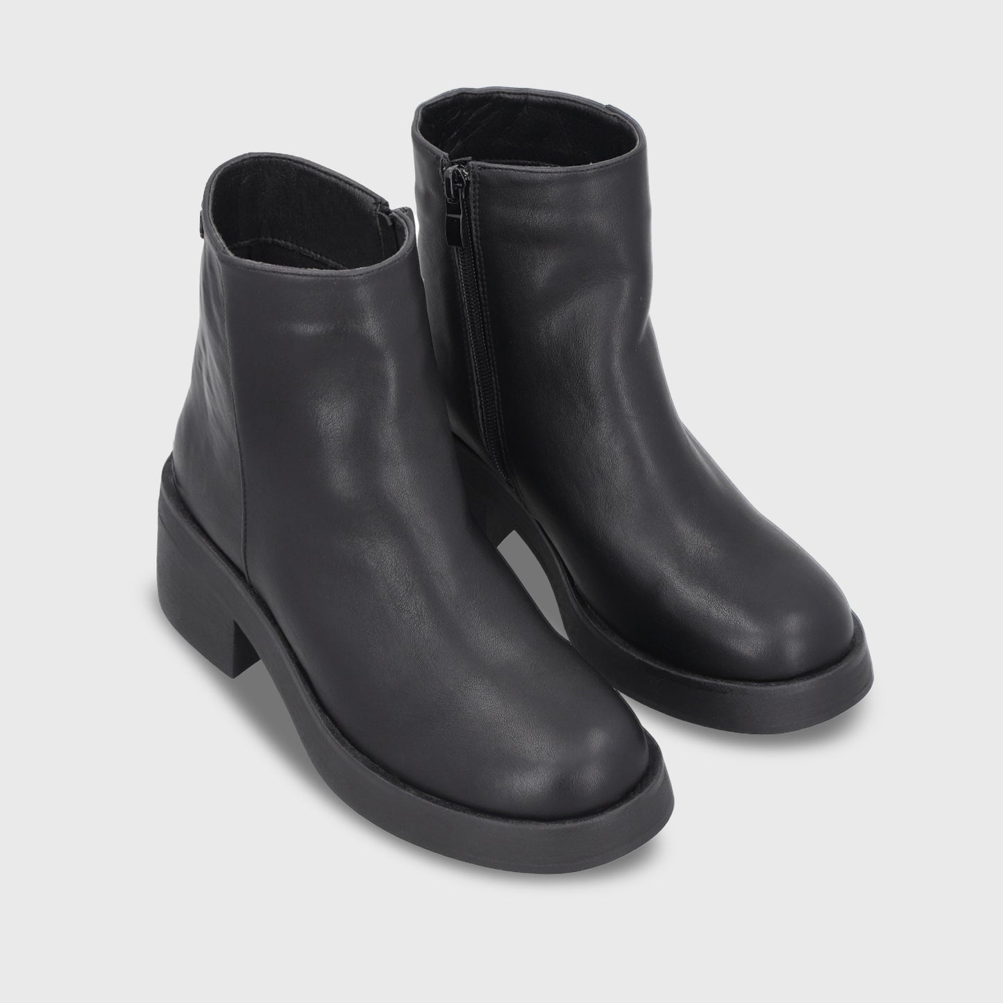 Botin Taco Negro Mujer 55250