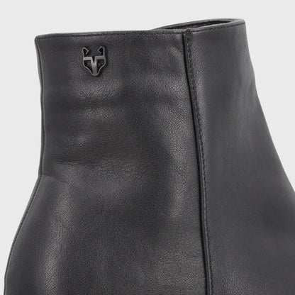 Botin Taco Negro Mujer 55250