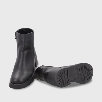 Botin Taco Negro Mujer 55250