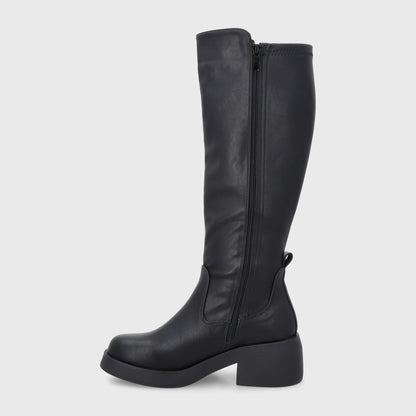 Bota Taco Negra Mujer 55251
