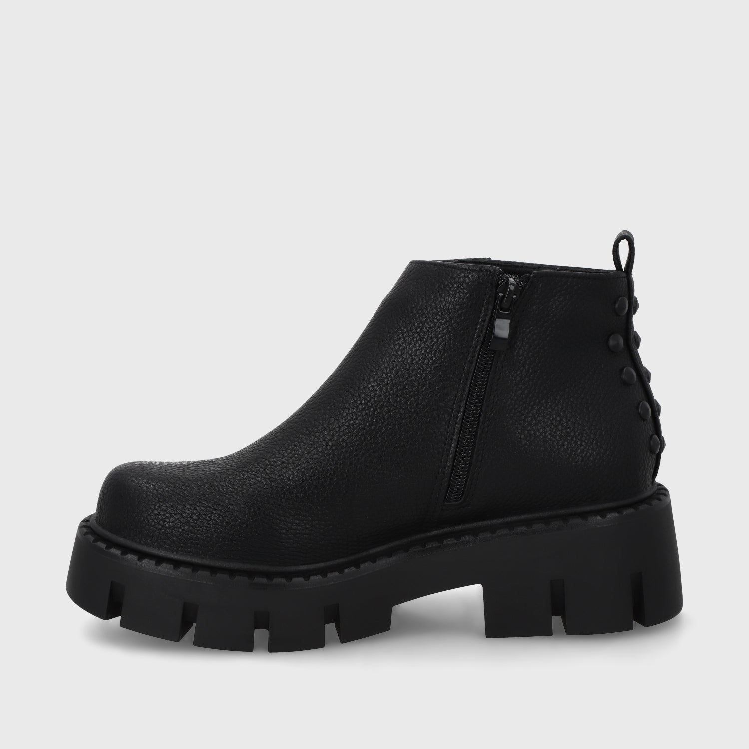 Botin Plataforma Negro Mujer 55260