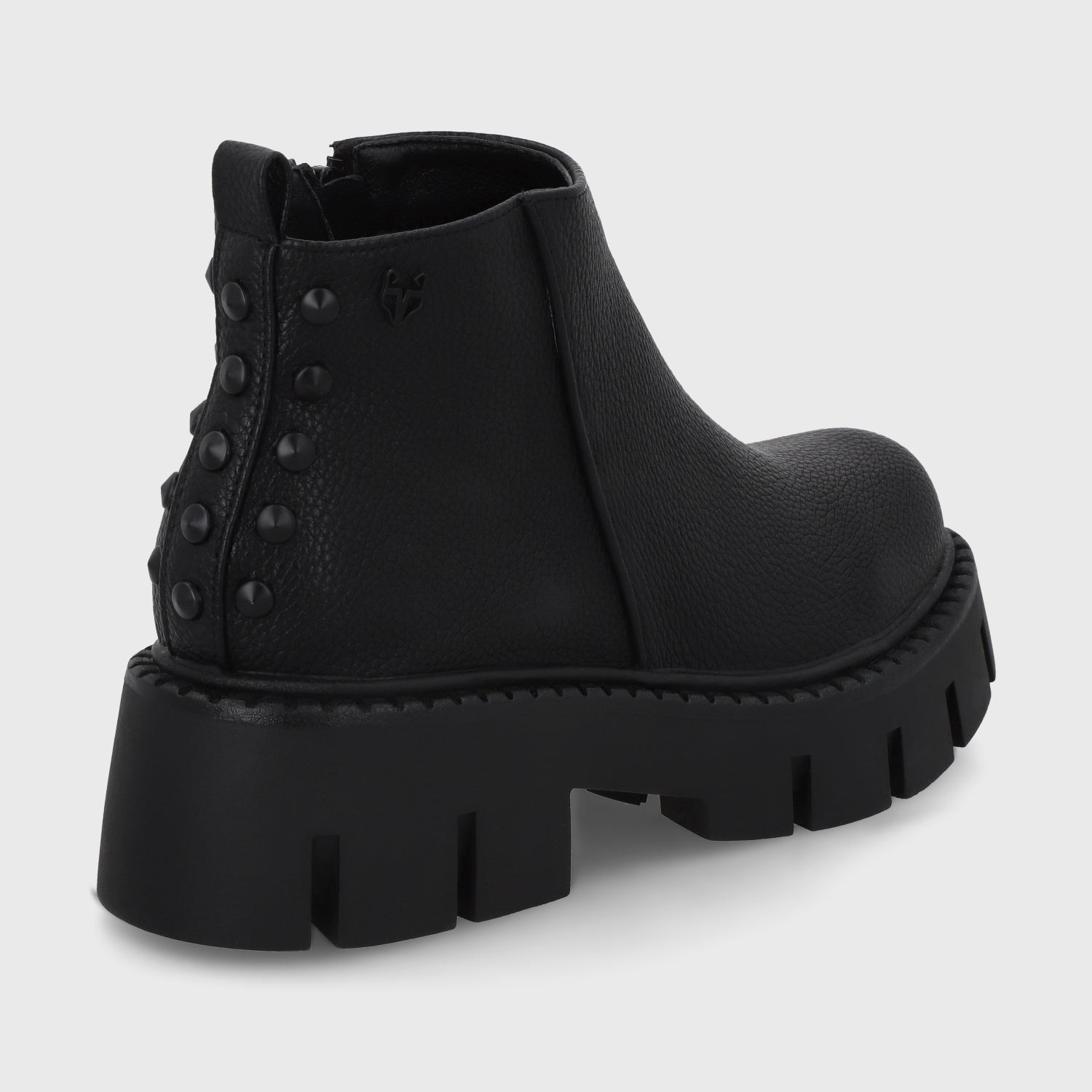 Botin Plataforma Negro Mujer 55260
