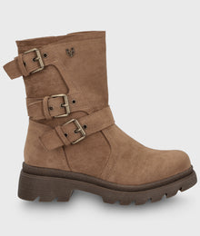 Botin Camel Mujer 55280