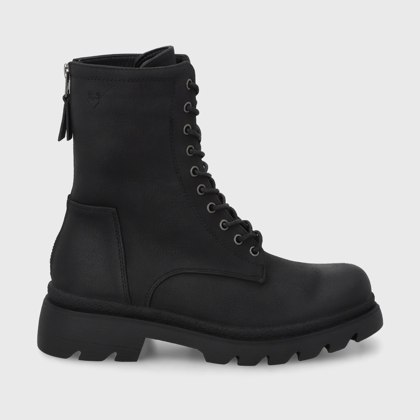 Botin Plataforma Negro Mujer 55281