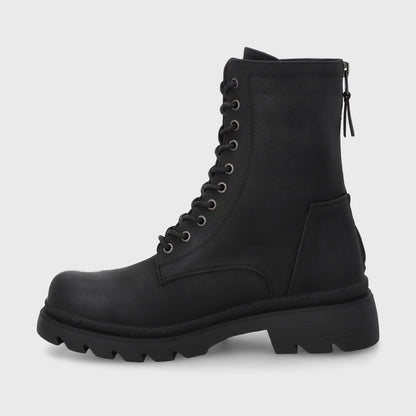 Botin Plataforma Negro Mujer 55281