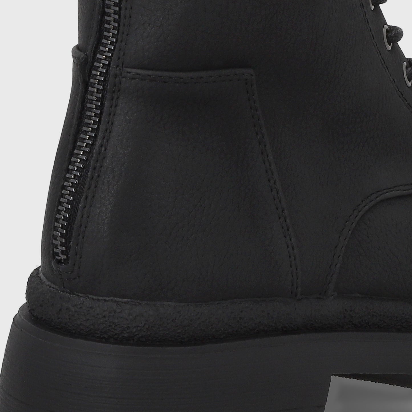 Botin Plataforma Negro Mujer 55281