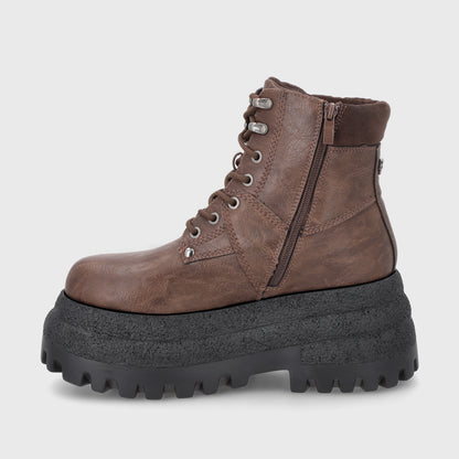 Botin Plataforma Café Mujer 55290