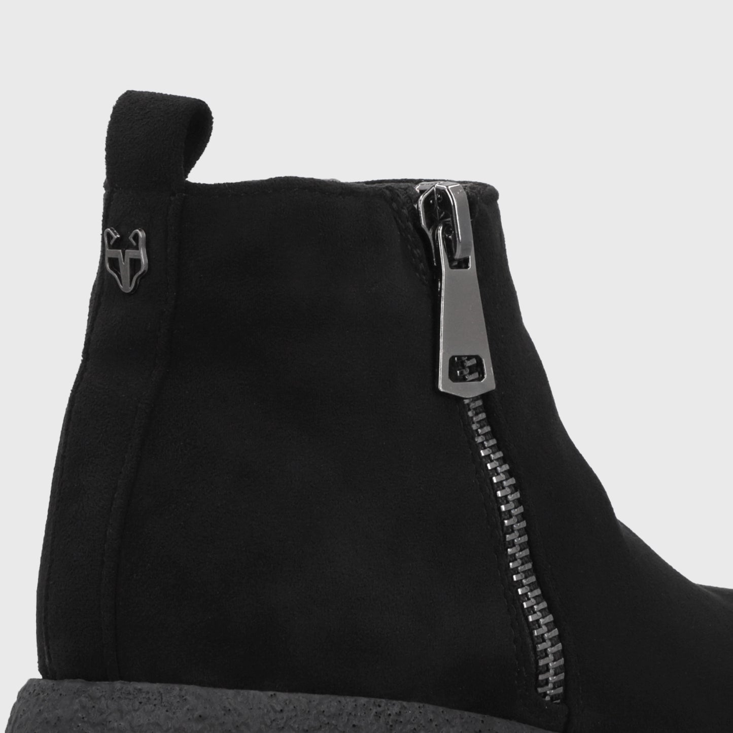 Botin Plataforma Negro Mujer 55293