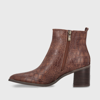 Botin Taco Camel Mujer 5530008