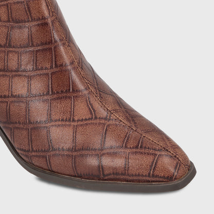 Botin Taco Camel Mujer 5530008