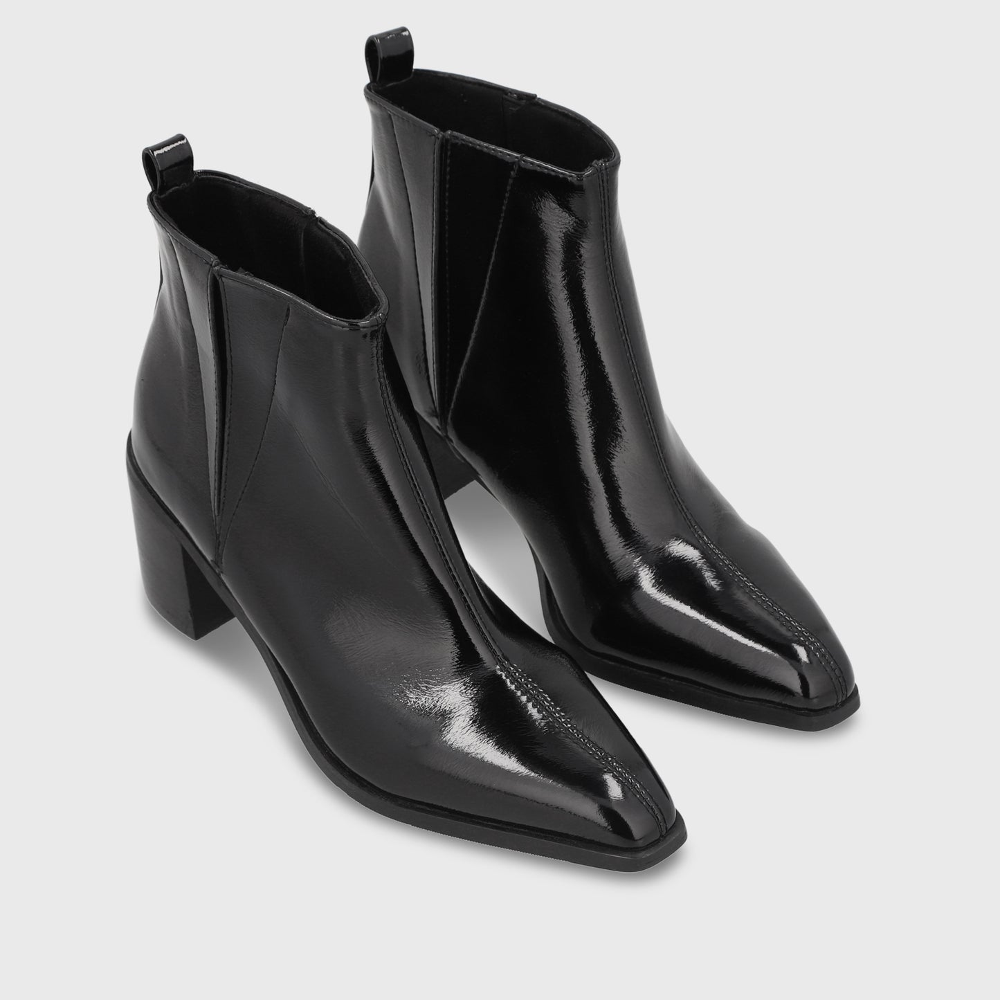 Botin Taco Negro Mujer 55300