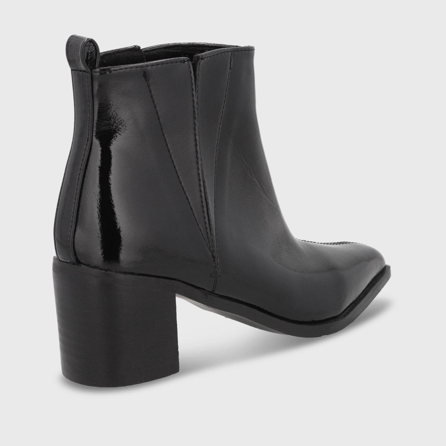 Botin Taco Negro Mujer 55300