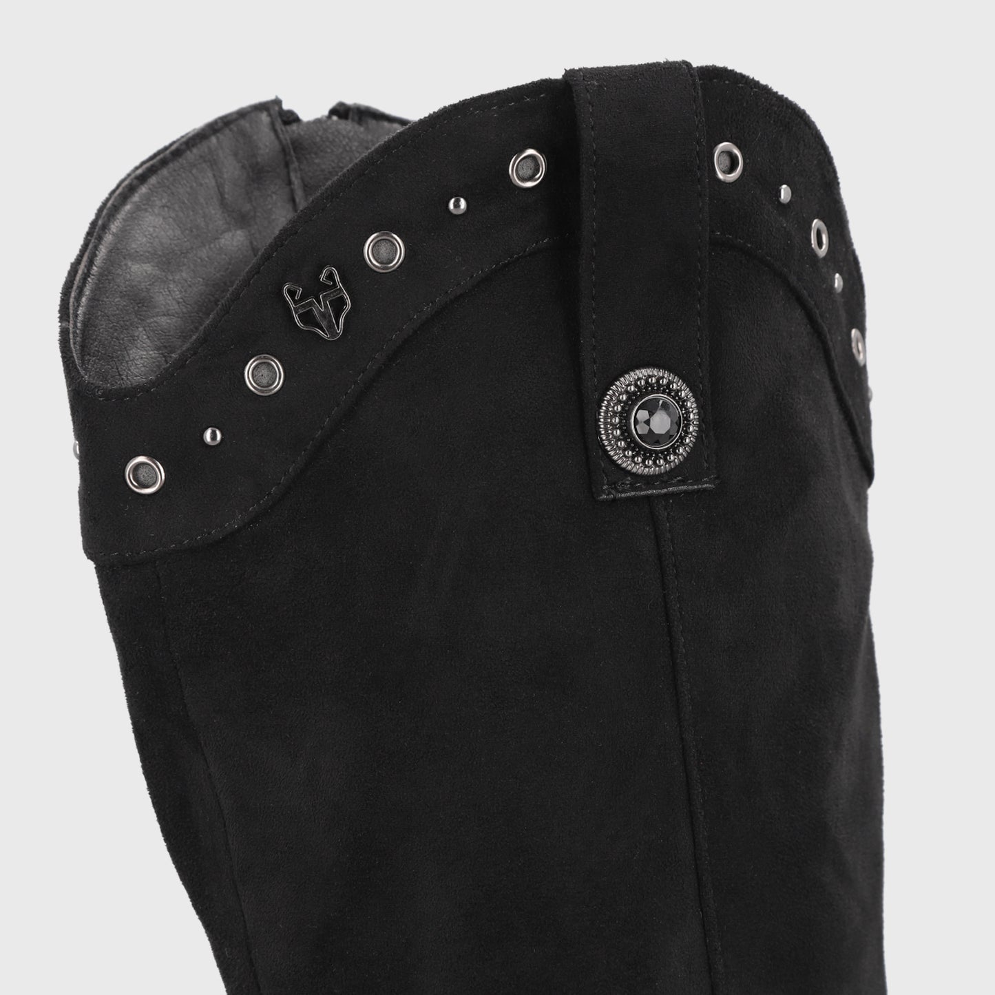 Bota Taco Negra Mujer 55301